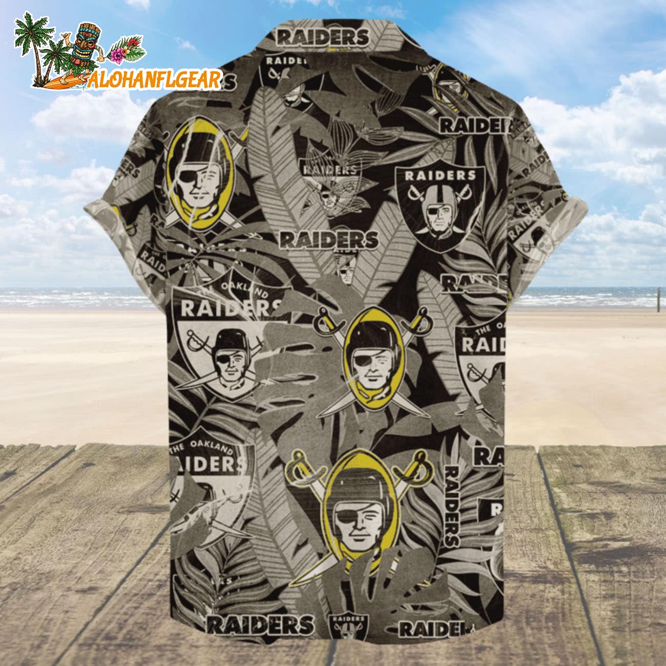 Las Vegas Raiders Hawaiian Shirt Retro Logo Revolution NFL Aloha Shirt 2025 Las Vegas Raiders Hawaiian Shirt Retro Logo Revolution NFL Aloha Shirt 2025