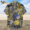 Los Angeles Rams Hawaiian Shirt Retro Logo Revolution NFL Aloha Shirt 2025 1