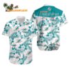 Miami Dolphins Button Up Shirt Gift For Fan Men Women Unique Miami Dolphins Aloha Shirt 1