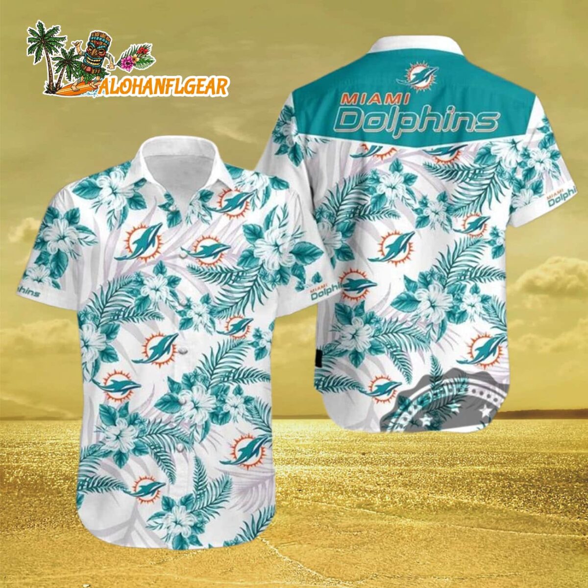Miami Dolphins Button Up Shirt Gift For Fan Men Women Unique, Miami Dolphins Aloha Shirt 2 Miami Dolphins Button Up Shirt Gift For Fan Men Women Unique Miami Dolphins Aloha Shirt 3