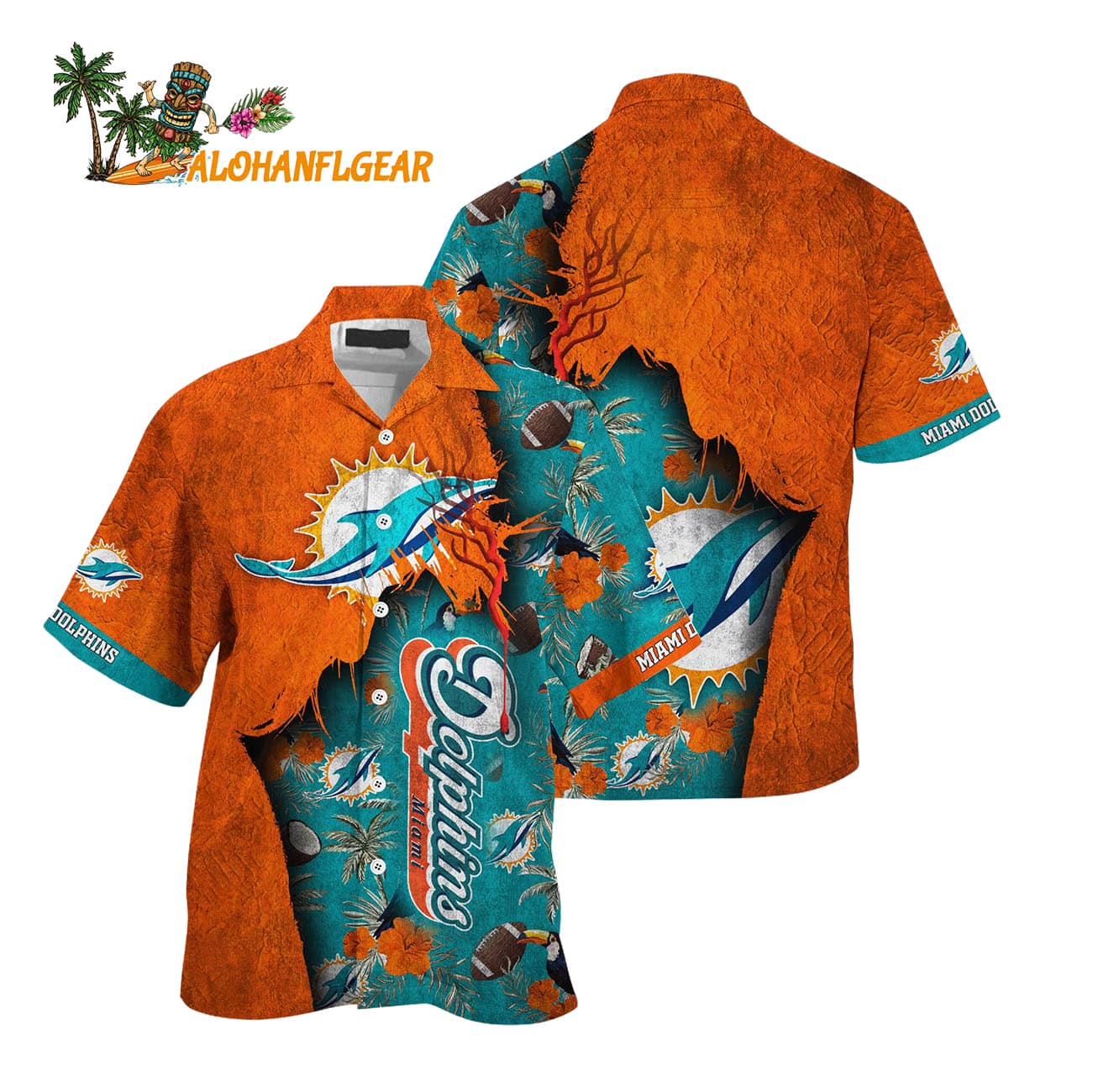 Miami Dolphins Football Team Summer God Hawaii Shirt, Football NFL Hawaiian Shirt Miami Dolphins Football Team Summer God Hawaii Shirt, Football NFL Hawaiian Shirt