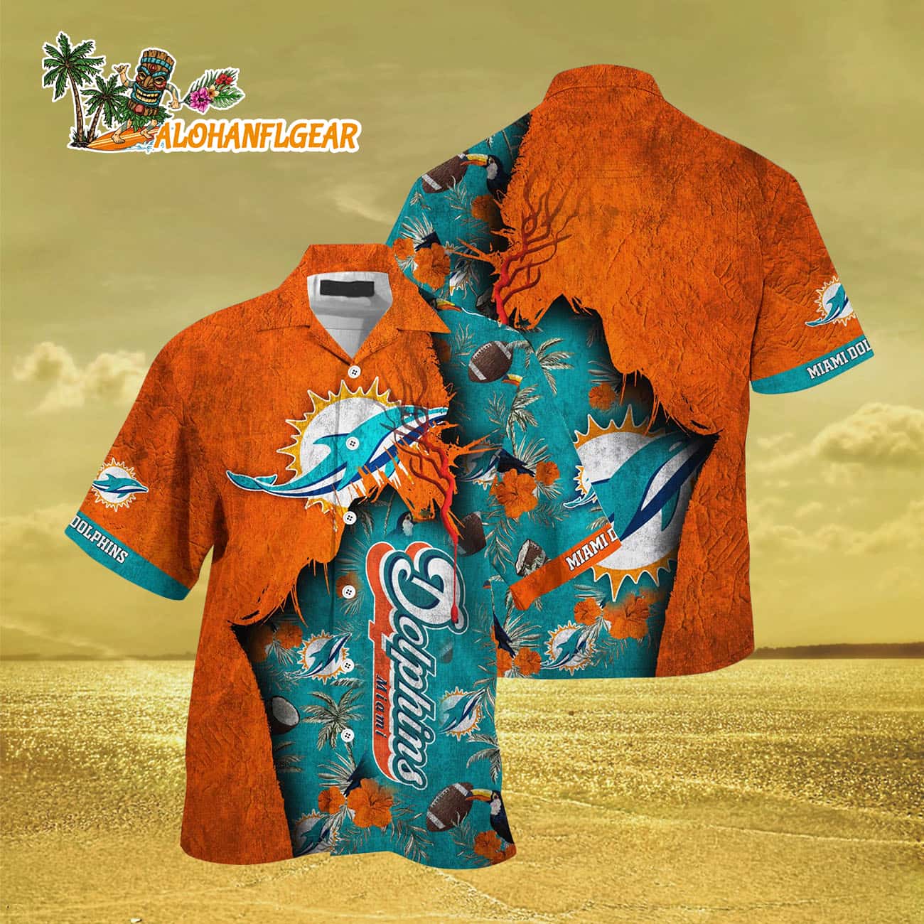 Miami Dolphins Football Team Summer God Hawaii Shirt, Football NFL Hawaiian Shirt Miami Dolphins Football Team Summer God Hawaii Shirt, Football NFL Hawaiian Shirt