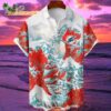 Miami Dolphins Great Wave Hawaiian Shirt Custom Name And Number NFL Aloha Shirt 1