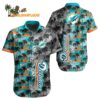 Miami Dolphins Hawaiian Shirt Twilight Palms Miami Dolphins Aloha Shirt 1