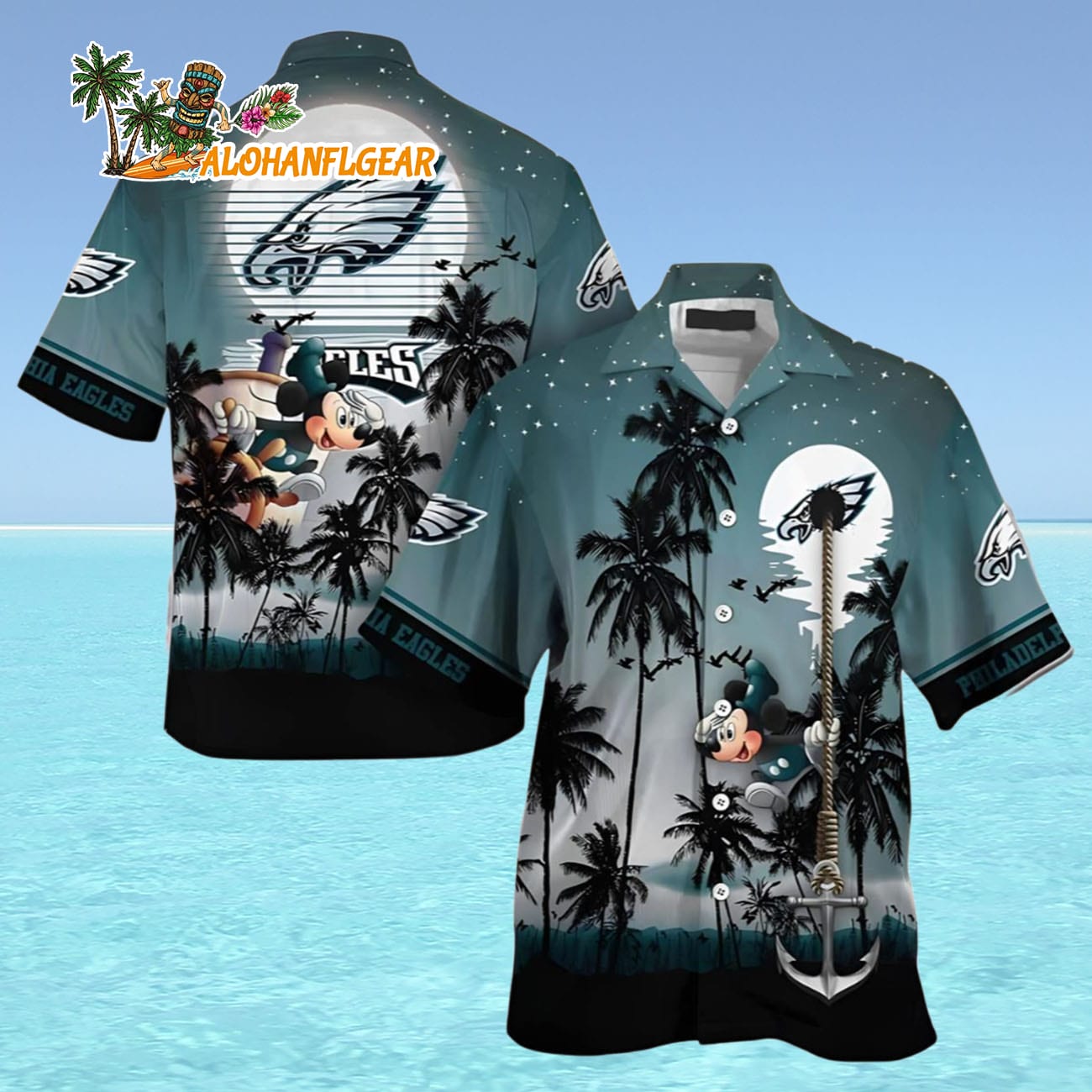 Mickey Mouse Disney Philadelphia Eagles Hawaiian Shirt, Philadelphia Eagles Aloha Shirt Mickey Mouse Disney Philadelphia Eagles Hawaiian Shirt, Philadelphia Eagles Aloha Shirt
