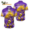 Minnesota Vikings Halloween Skull Pumpkin Minnesota Vikings Aloha Shirt 1