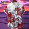 New England Patriots Great Wave Hawaiian Shirt Custom Name And Number NFL Aloha Shirt 1