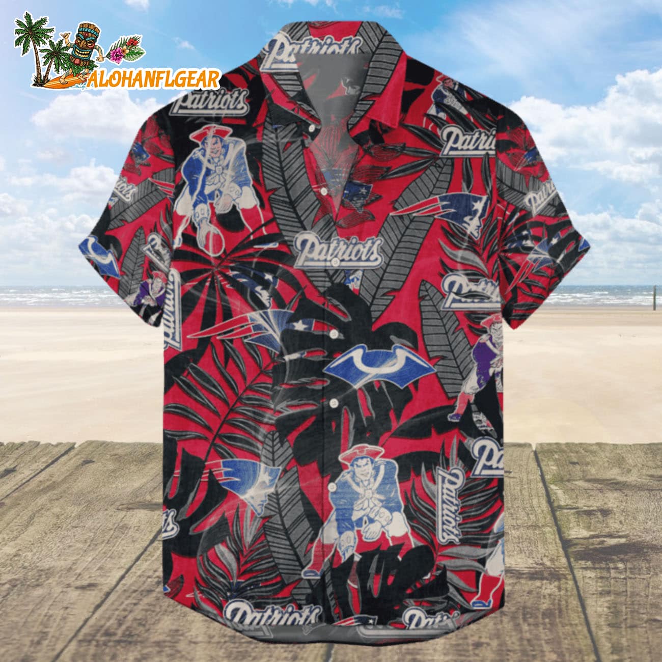New England Patriots Hawaiian Shirt Retro Logo Revolution NFL Aloha Shirt 2025 New England Patriots Hawaiian Shirt Retro Logo Revolution NFL Aloha Shirt 2025