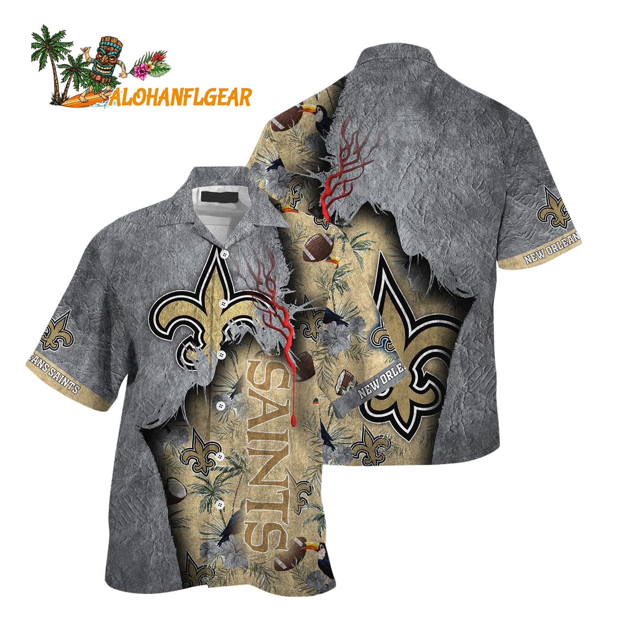 New Orleans Saints Football Team Summer God Hawaii Shirt, Football NFL Hawaiian Shirt New Orleans Saints Football Team Summer God Hawaii Shirt, Football NFL Hawaiian Shirt