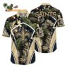 New Orleans Saints Hawaiian Shirt Tropical Paradise New Orleans Saints Aloha Shirt 1