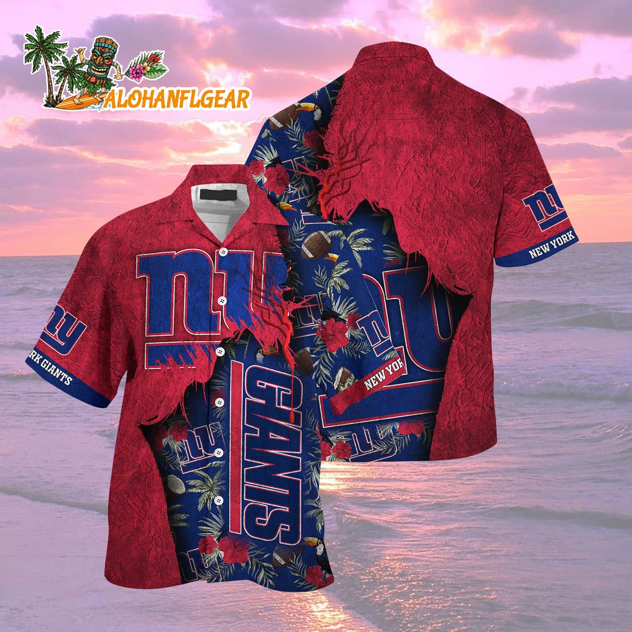 New York Giants Football Team Summer God Hawaii Shirt, Football NFL Hawaiian Shirt New York Giants Football Team Summer God Hawaii Shirt, Football NFL Hawaiian Shirt