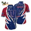 New York Giants Hawaiian Button Up Shirt 3d Printed Graphic American Flag Print New York Giants Aloha Shirt 1