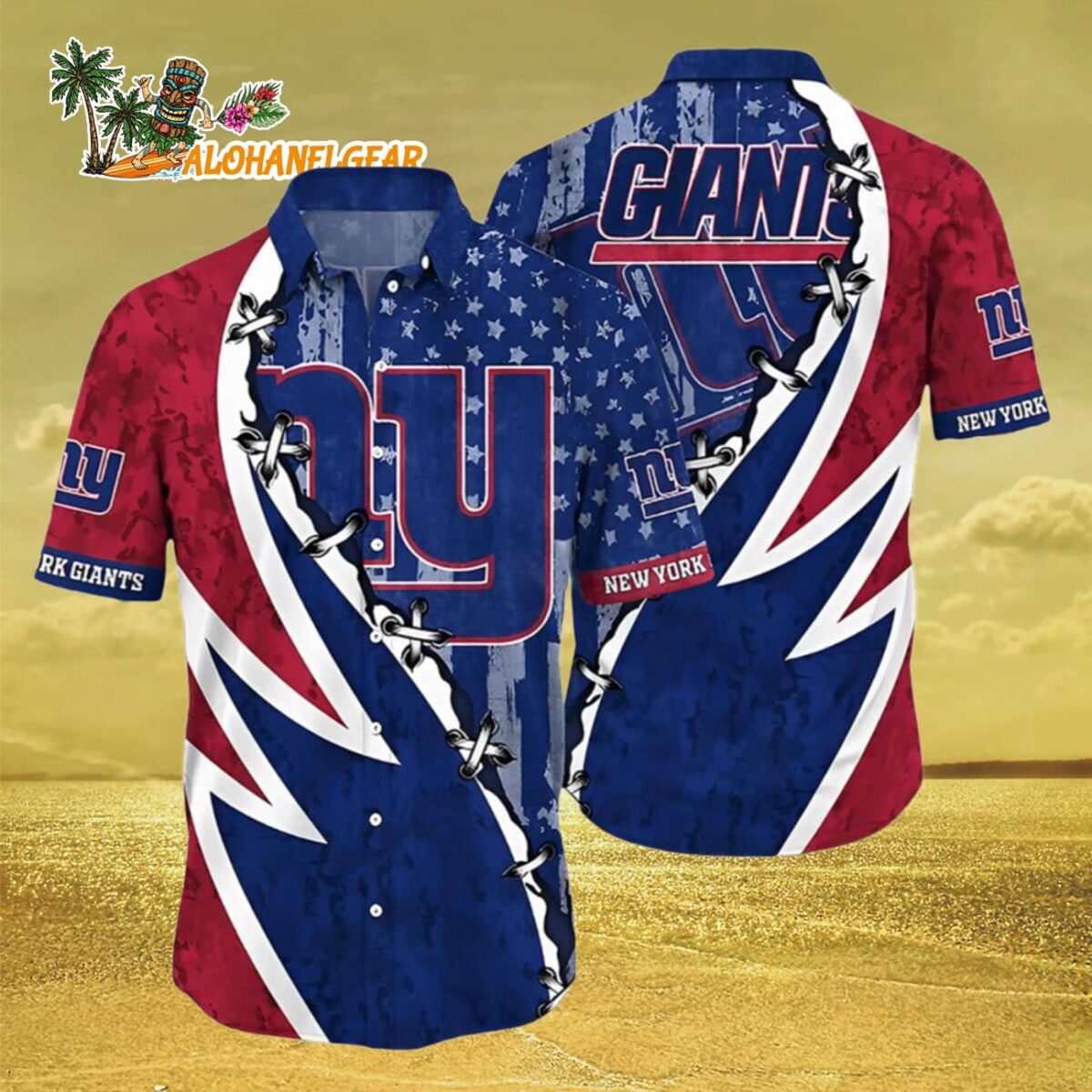 New York Giants Hawaiian Button Up Shirt 3d Printed Graphic American Flag Print, New York Giants Aloha Shirt 2 New York Giants Hawaiian Button Up Shirt 3d Printed Graphic American Flag Print New York Giants Aloha Shirt 3