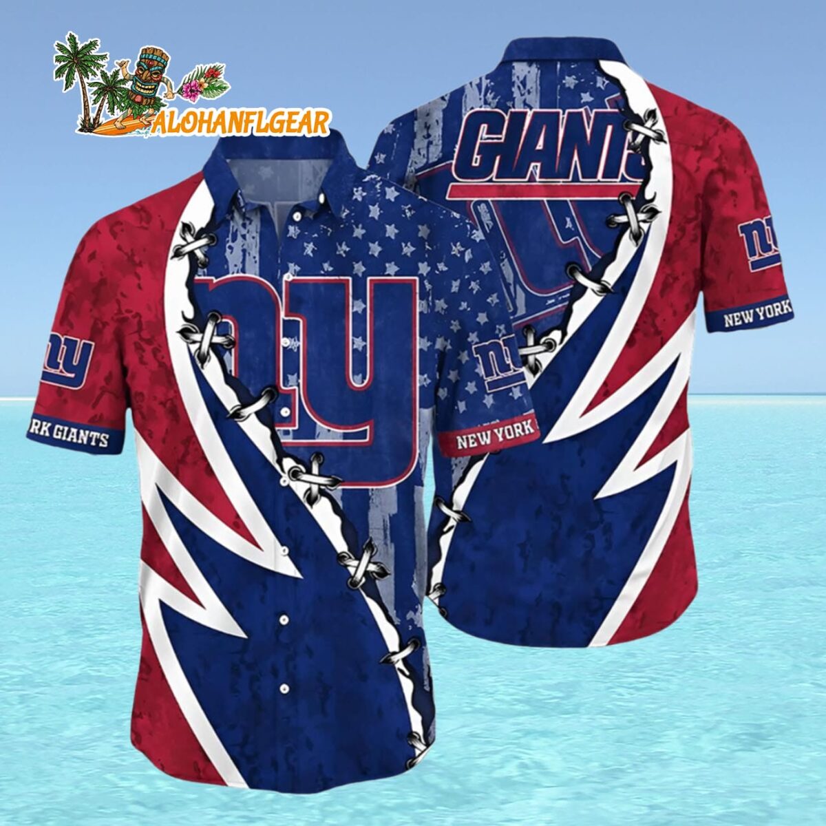 New York Giants Hawaiian Button Up Shirt 3d Printed Graphic American Flag Print New York Giants Aloha Shirt 4 New York Giants Hawaiian Button Up Shirt 3d Printed Graphic American Flag Print New York Giants Aloha Shirt 4