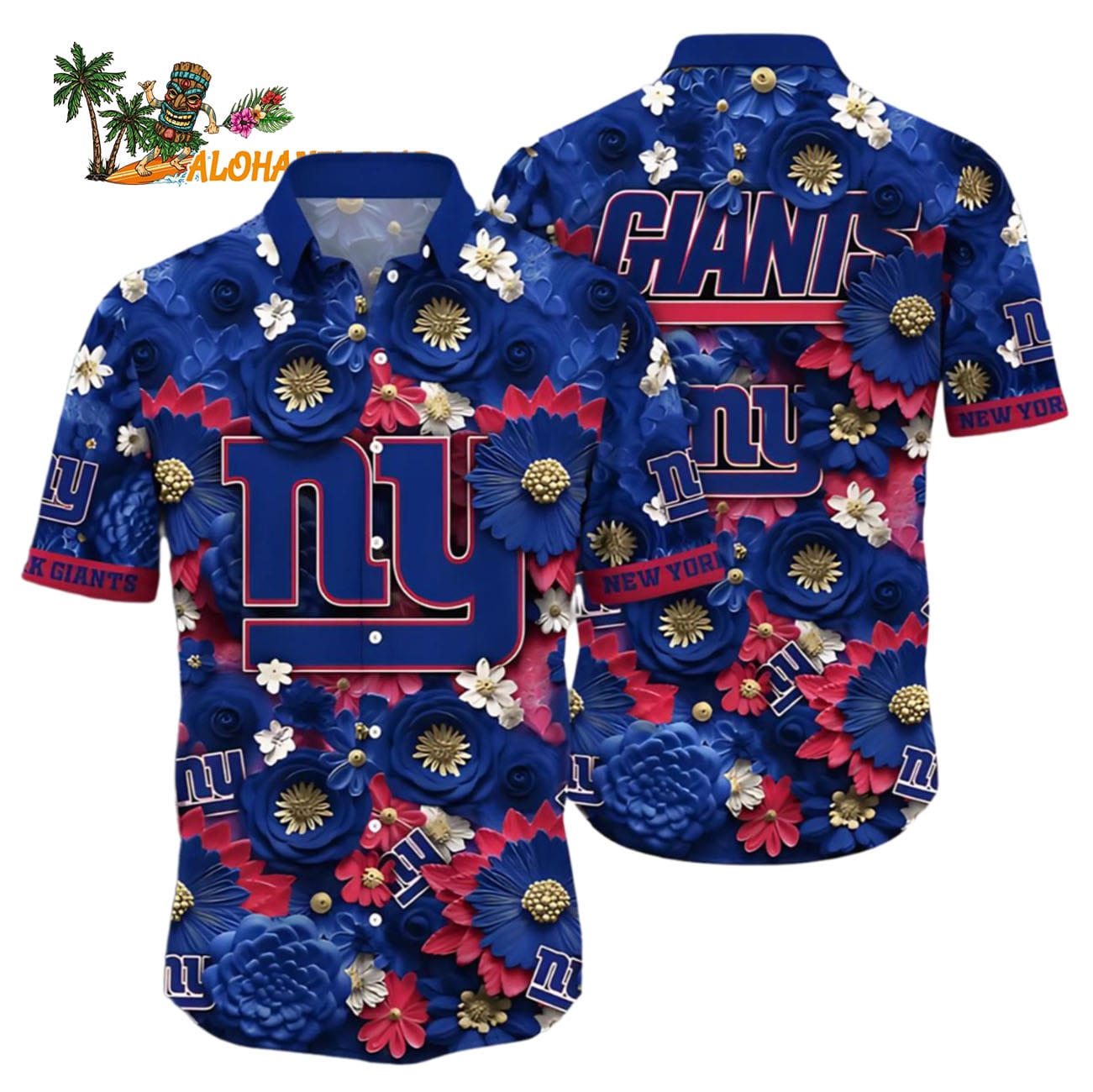 New York Giants Tropical Shirt Full Flower Gift For Woman Men, New York Giants Aloha Shirt New York Giants Tropical Shirt Full Flower Gift For Woman Men, New York Giants Aloha Shirt