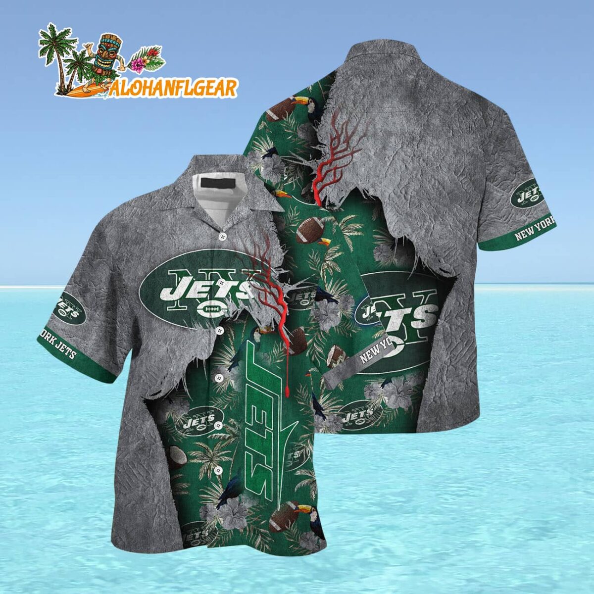 New York Jets Football Team Summer God Hawaii Shirt Football NFL Hawaiian Shirt 4 New York Jets Football Team Summer God Hawaii Shirt Football NFL Hawaiian Shirt 4