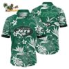 New York Jets Hawaiian Shirt White Flowers New York Jets Aloha Shirt 1