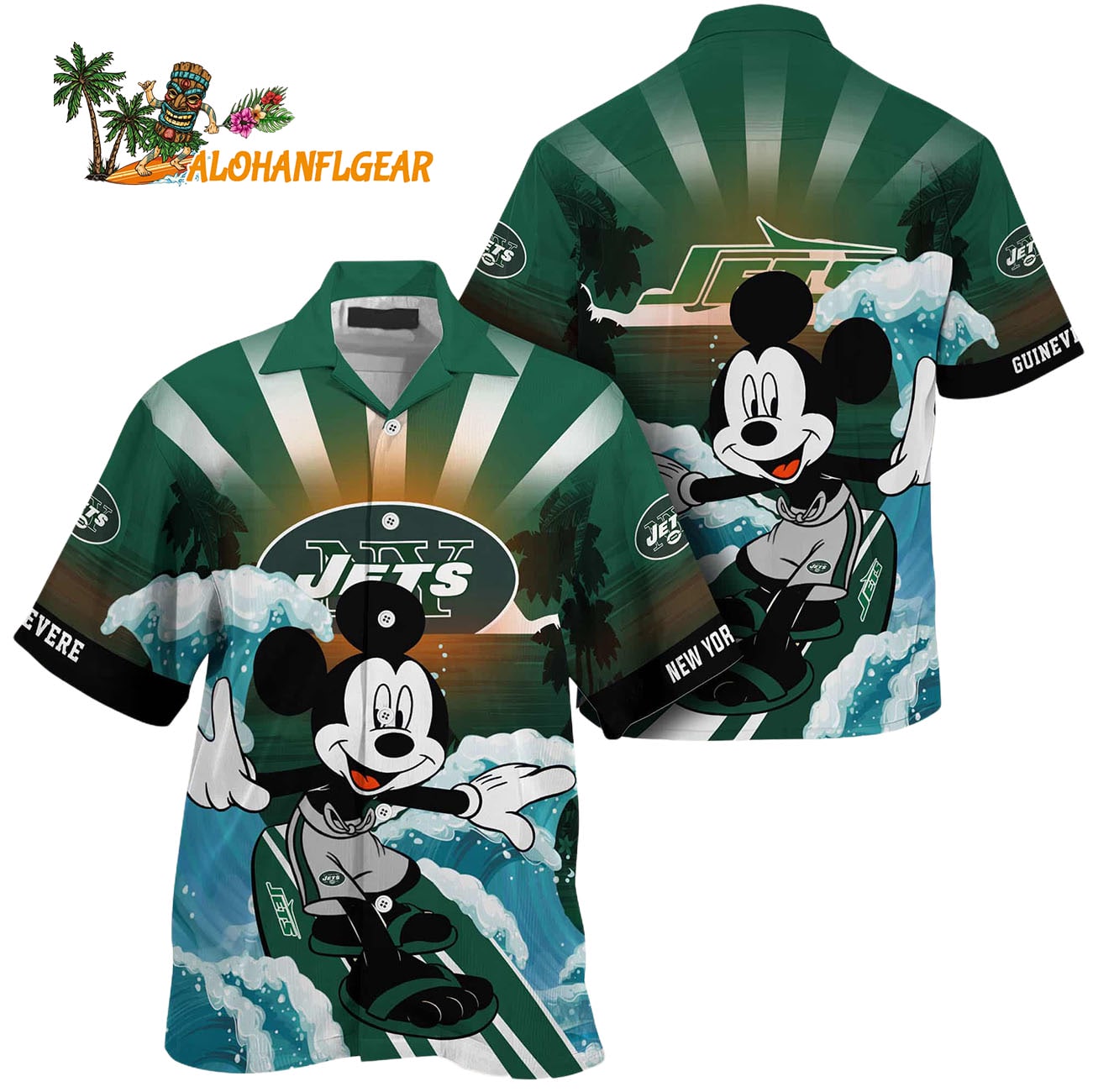 New York Jets Special Mickey Mouse Movies Design Summer Hawaiian Shirt, New York Jets Aloha Shirt New York Jets Special Mickey Mouse Movies Design Summer Hawaiian Shirt, New York Jets Aloha Shirt