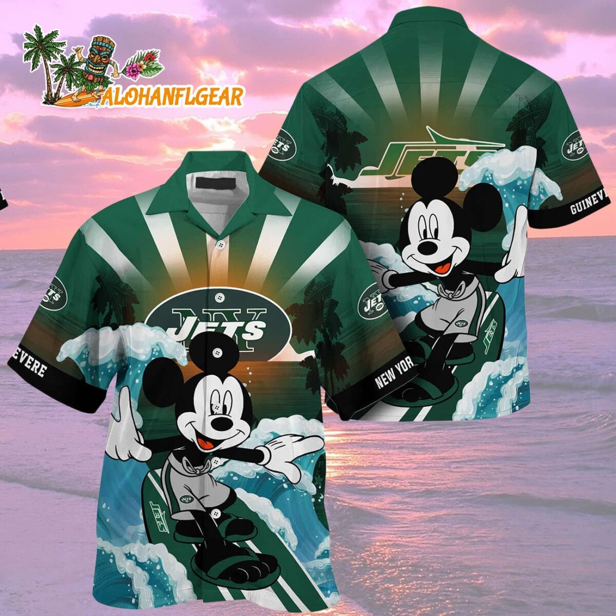 New York Jets Special Mickey Mouse Movies Design Summer Hawaiian Shirt, New York Jets Aloha Shirt 1 New York Jets Special Mickey Mouse Movies Design Summer Hawaiian Shirt New York Jets Aloha Shirt 2