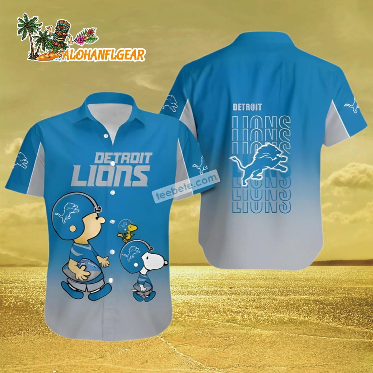 Peanuts Snoopy And Charlie Brown Detroit Lions Hawaiian Shirt Blue, Detroit Lions Aloha Shirt 2 Peanuts Snoopy And Charlie Brown Detroit Lions Hawaiian Shirt Blue Detroit Lions Aloha Shirt 3