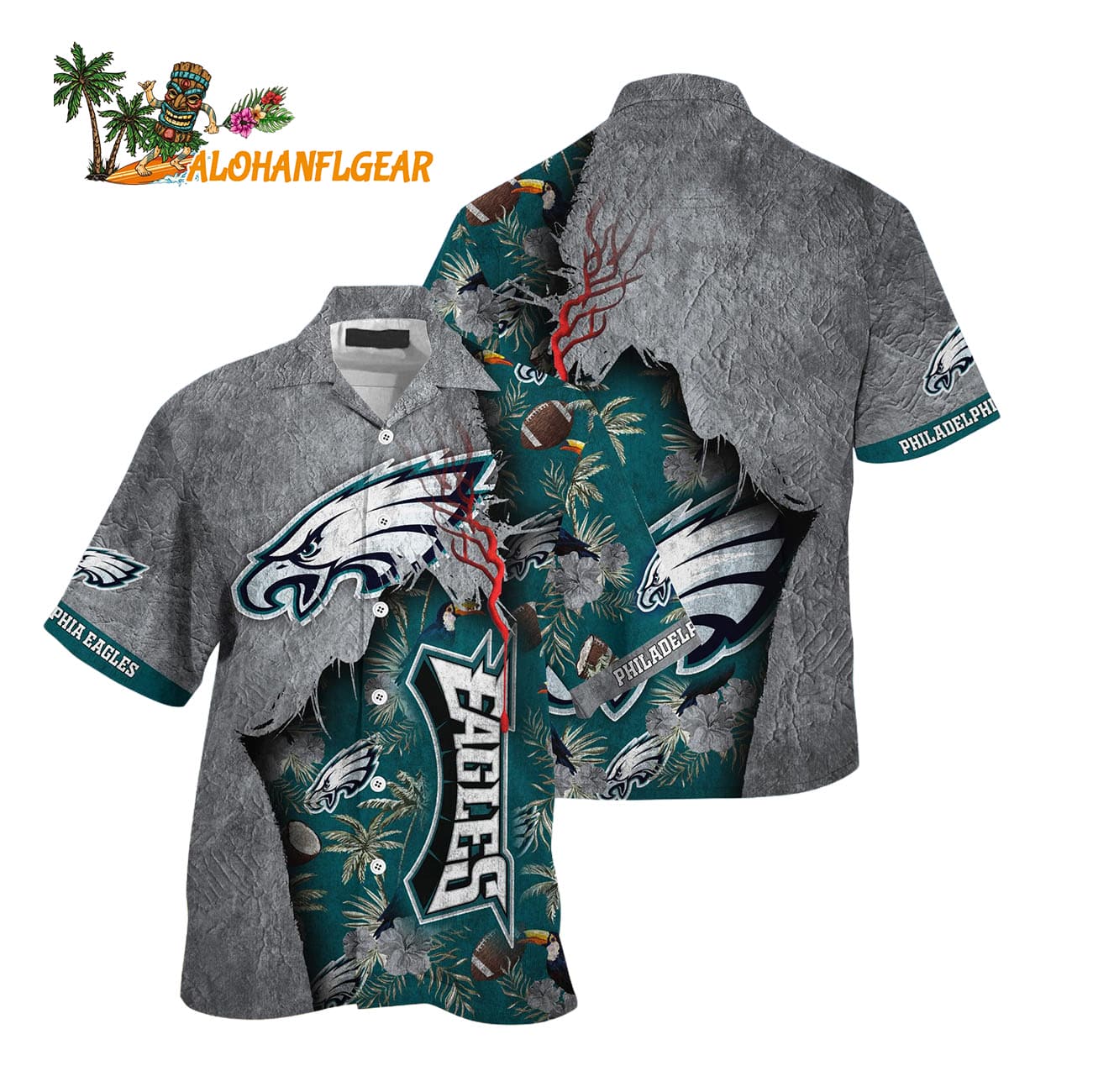 Philadelphia Eagles Football Team Summer God Hawaii Shirt, Football NFL Hawaiian Shirt Philadelphia Eagles Football Team Summer God Hawaii Shirt, Football NFL Hawaiian Shirt
