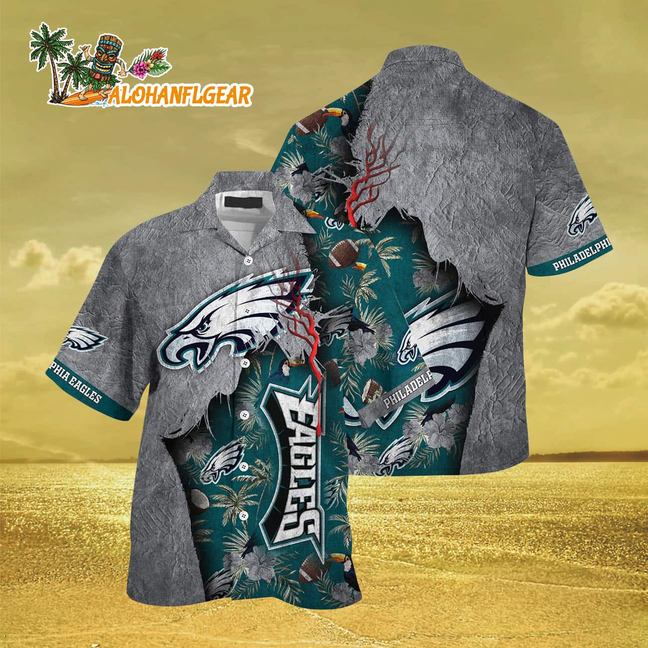 Philadelphia Eagles Football Team Summer God Hawaii Shirt, Football NFL Hawaiian Shirt Philadelphia Eagles Football Team Summer God Hawaii Shirt, Football NFL Hawaiian Shirt