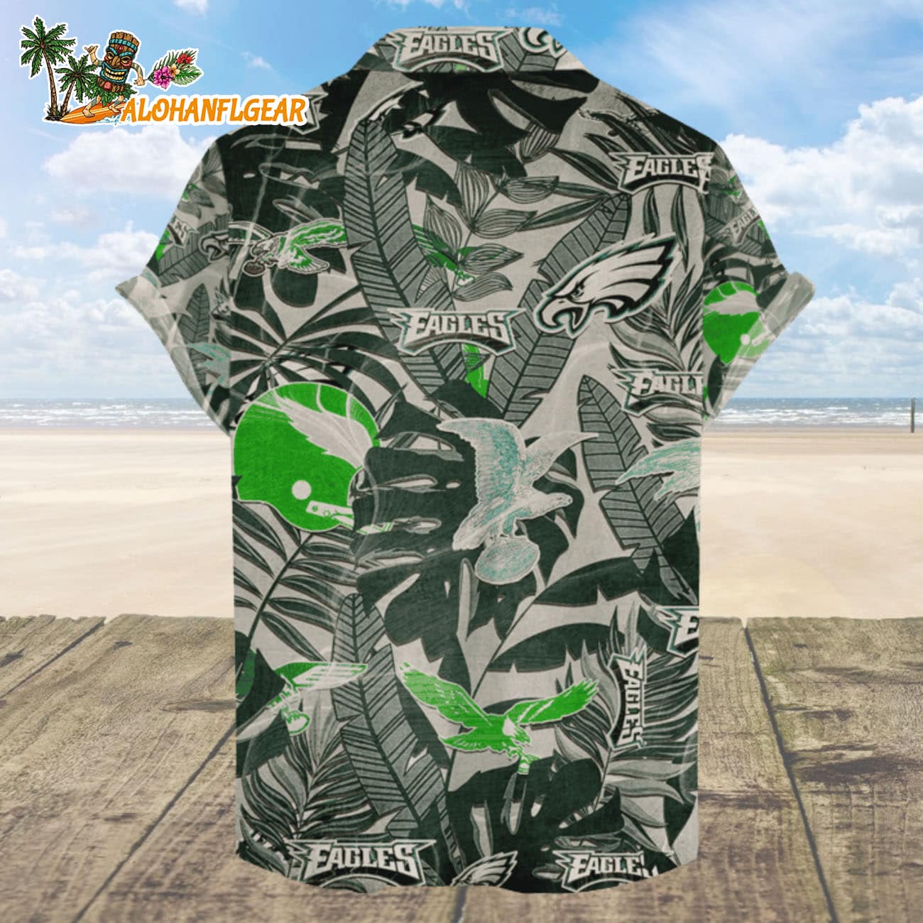 Philadelphia Eagles Hawaiian Shirt Retro Logo Revolution NFL Aloha Shirt 2025 Philadelphia Eagles Hawaiian Shirt Retro Logo Revolution NFL Aloha Shirt 2025