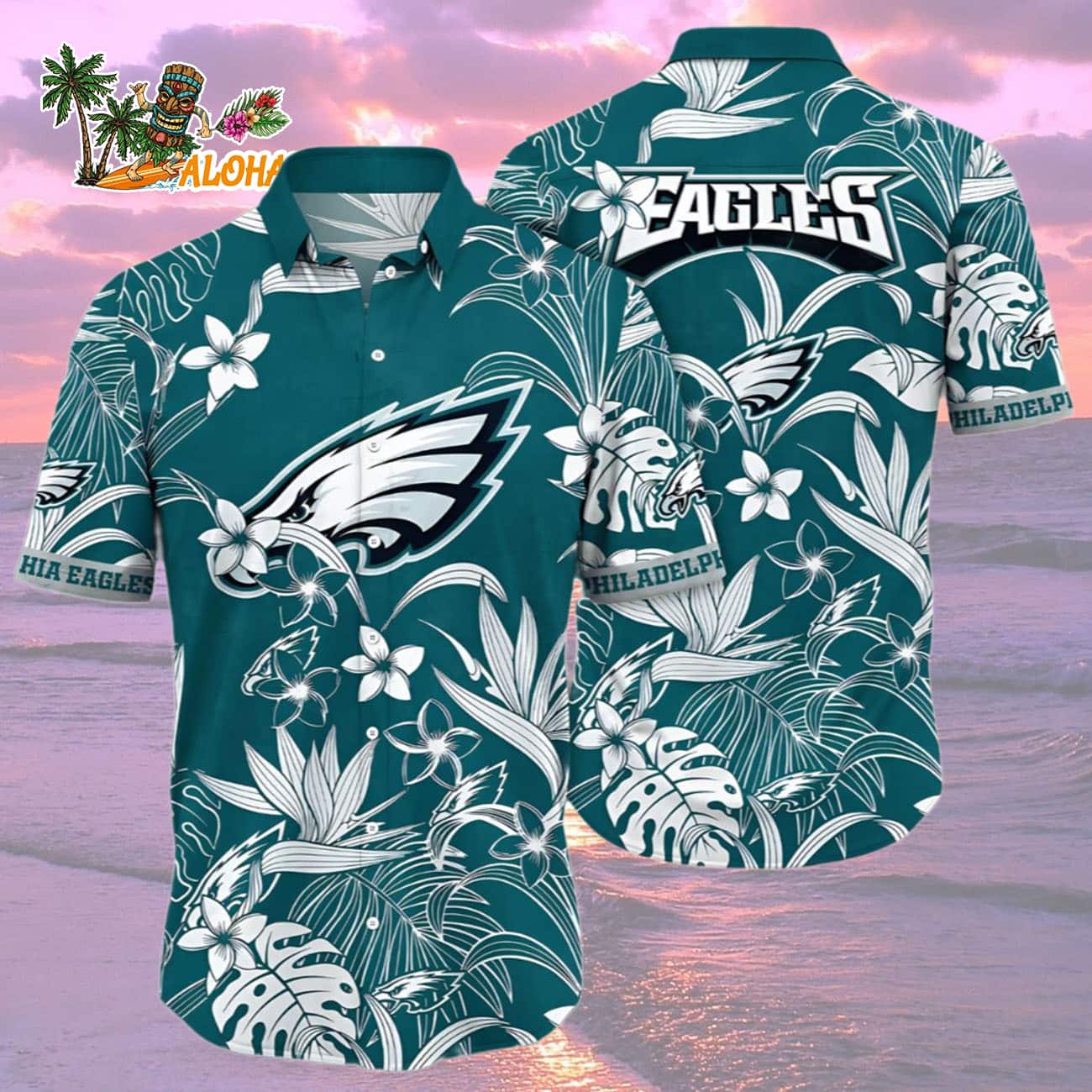 Philadelphia Eagles Hawaiian Shirt Solstice, Philadelphia Eagles Aloha Shirt Philadelphia Eagles Hawaiian Shirt Solstice, Philadelphia Eagles Aloha Shirt