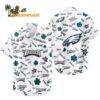 Philadelphia Eagles Hawaiian Shirt Tropical Beach Philadelphia Eagles Aloha Shirt 1