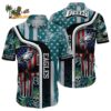 Philadelphia Eagles Hawaiian Shirt Us Flag Independence Day 4th Of July Philadelphia Eagles Aloha Shirt 1