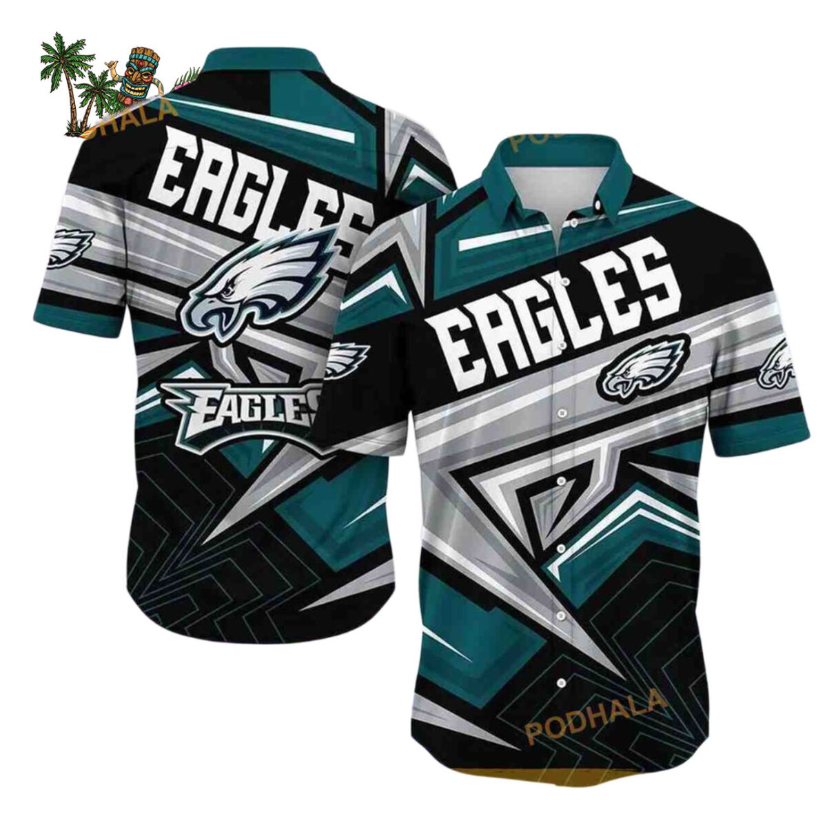 Philadelphia Eagles Shirt Trending Summer For Sports Fans Philadelphia Eagles Aloha Shirt 1