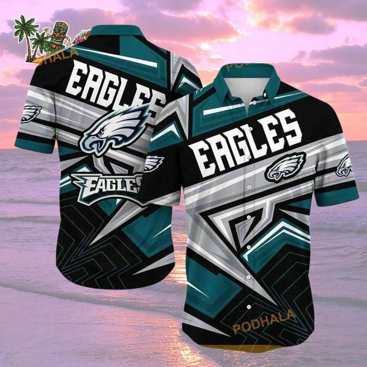 Philadelphia Eagles Shirt Trending Summer For Sports Fans Philadelphia Eagles Aloha Shirt 2