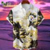 Pittsburgh Steelers Great Wave Hawaiian Shirt Custom Name And Number NFL Aloha Shirt 1