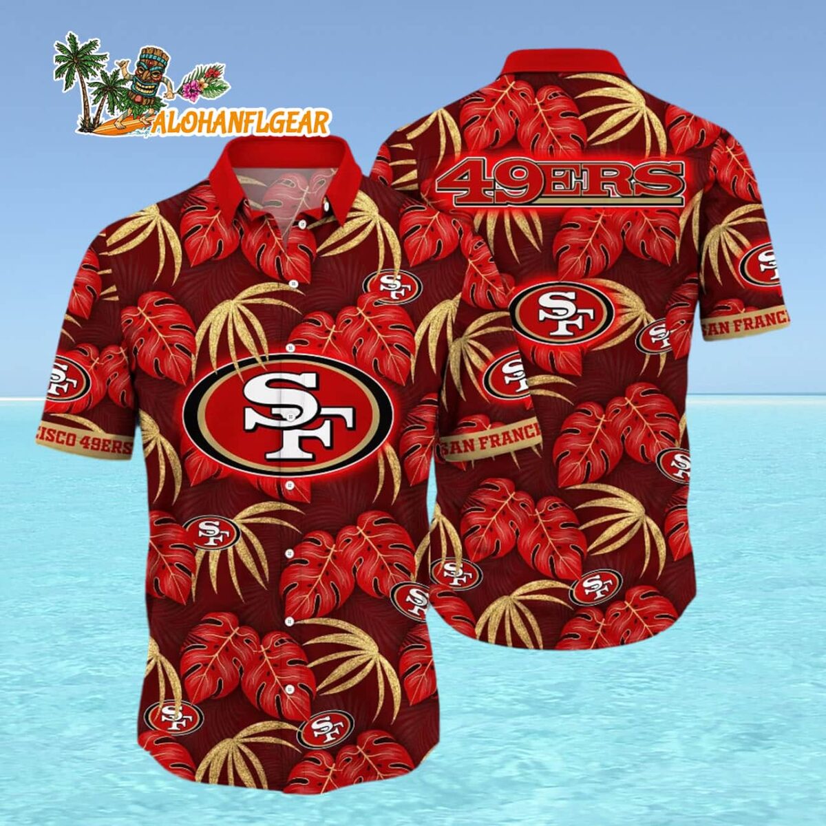 San Francisco 49Ers Hawaiian Shirt Warm Weather San Francisco 49ers Aloha Shirt 4