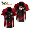 San Francisco 49ers Dynamic Play Red Black Hawaiian Shirt San Francisco 49ers Aloha Shirt 1