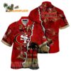 San Francisco 49ers Floral Full Printing Unisex Hawaiian Shirt San Francisco 49ers Aloha Shirt 1