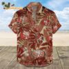 San Francisco 49ers Hawaiian Shirt Retro Logo Revolution NFL Aloha Shirt 2025 1