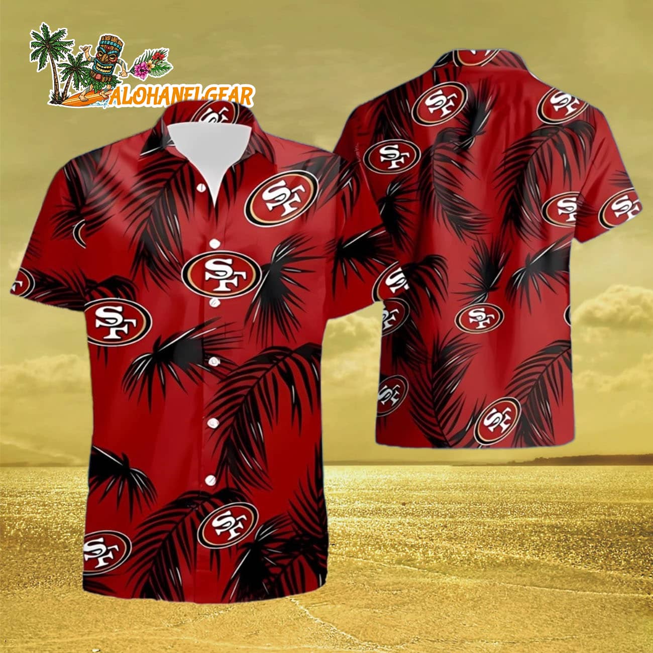 San Francisco 49ers Tropical Summer Hawaiian Shirt Unique, San Francisco 49ers Aloha Shirt San Francisco 49ers Tropical Summer Hawaiian Shirt Unique, San Francisco 49ers Aloha Shirt