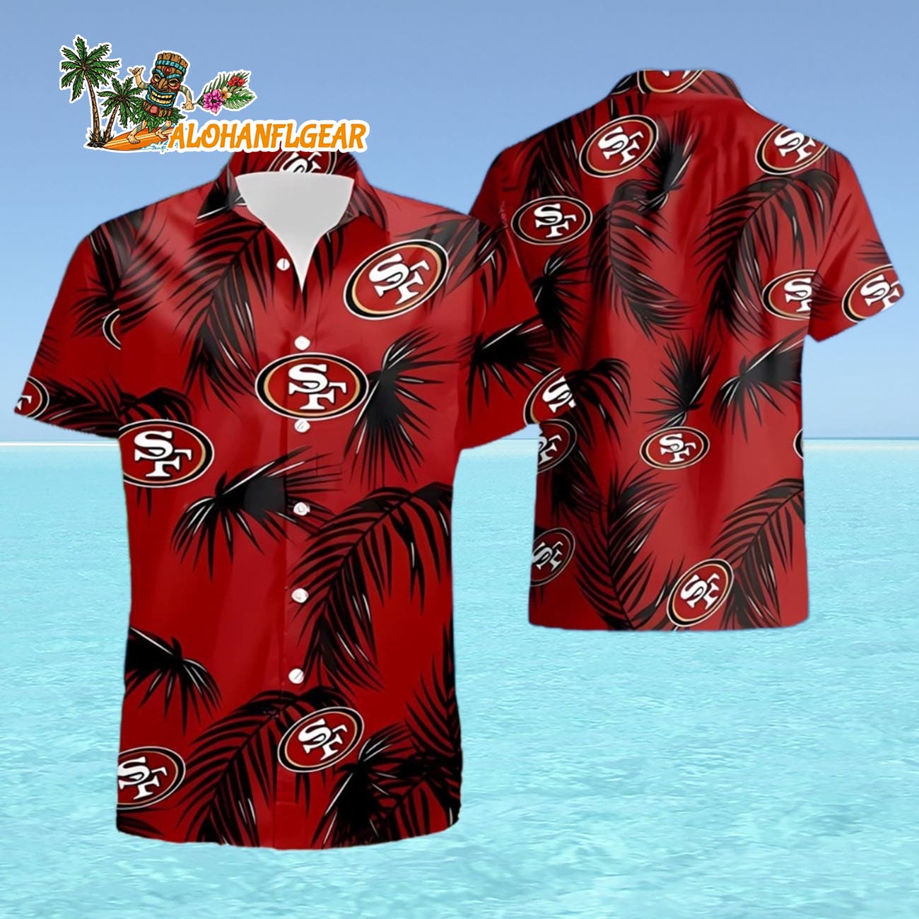 San Francisco 49ers Tropical Summer Hawaiian Shirt Unique, San Francisco 49ers Aloha Shirt San Francisco 49ers Tropical Summer Hawaiian Shirt Unique, San Francisco 49ers Aloha Shirt