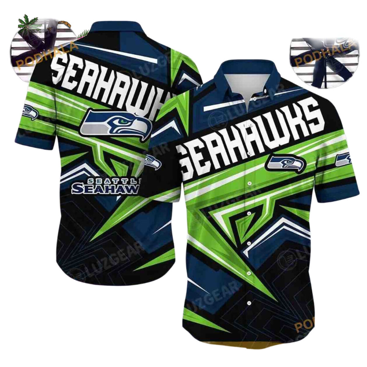 Seattle Seahawks Hawaiian Shirt Trending Summer For Sports Fans Seattle seahawks Aloha Shirt 1