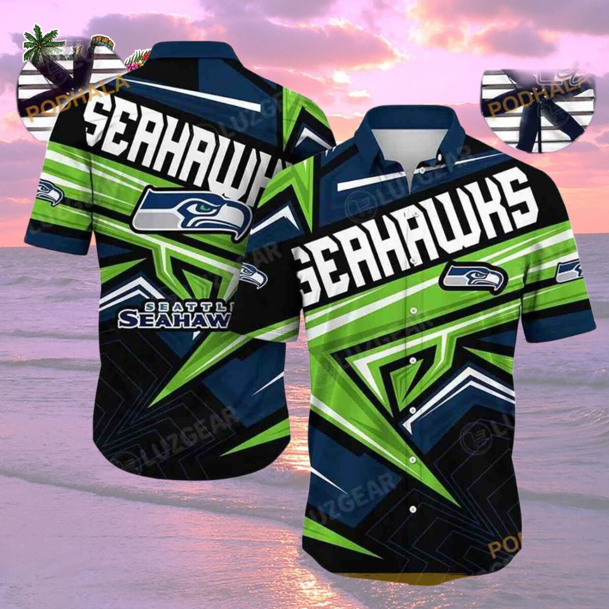 Seattle Seahawks Hawaiian Shirt Trending Summer For Sports Fans Seattle seahawks Aloha Shirt 2