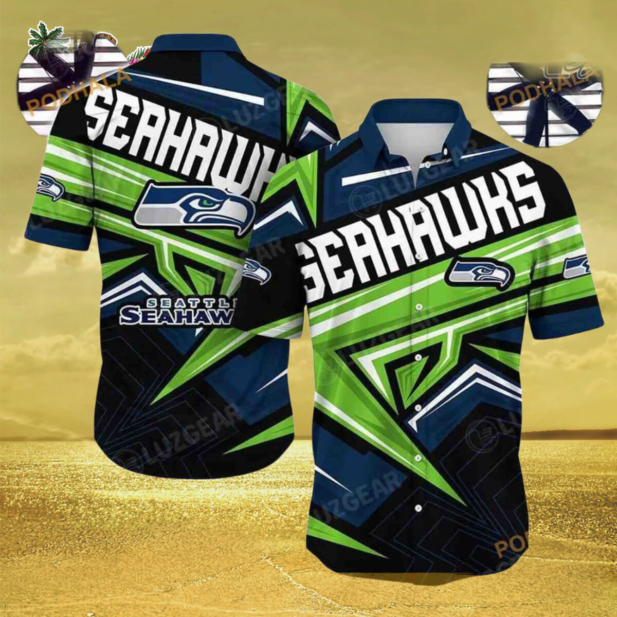 Seattle Seahawks Hawaiian Shirt Trending Summer For Sports Fans Seattle seahawks Aloha Shirt 3