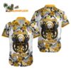 Steelers Button Up Shirt Metallica Skull And Flower Seattle Seahawks Aloha Shirt 1
