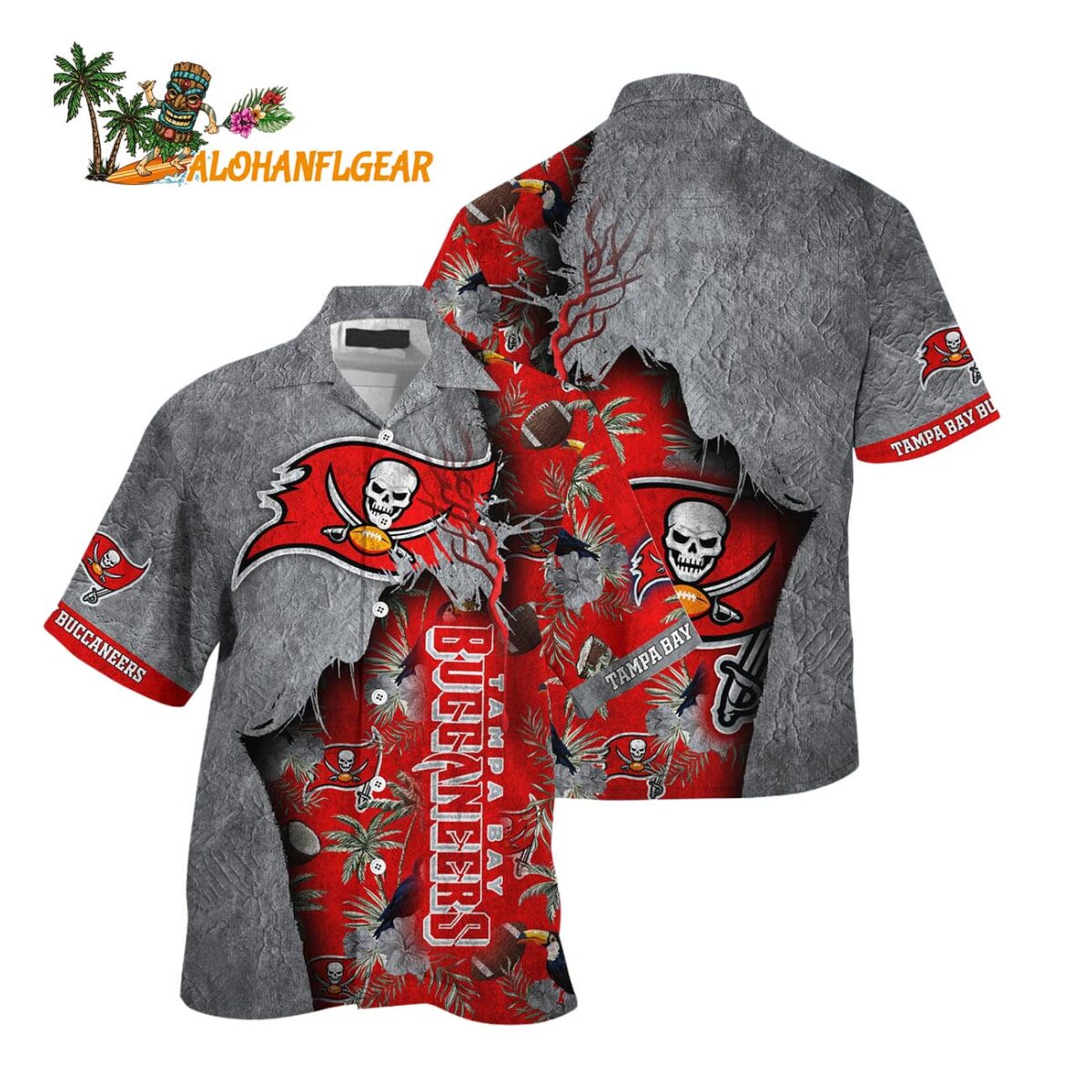 Tampa Bay Buccaneers Football Team Summer God Hawaii Shirt Football NFL Hawaiian Shirt 1