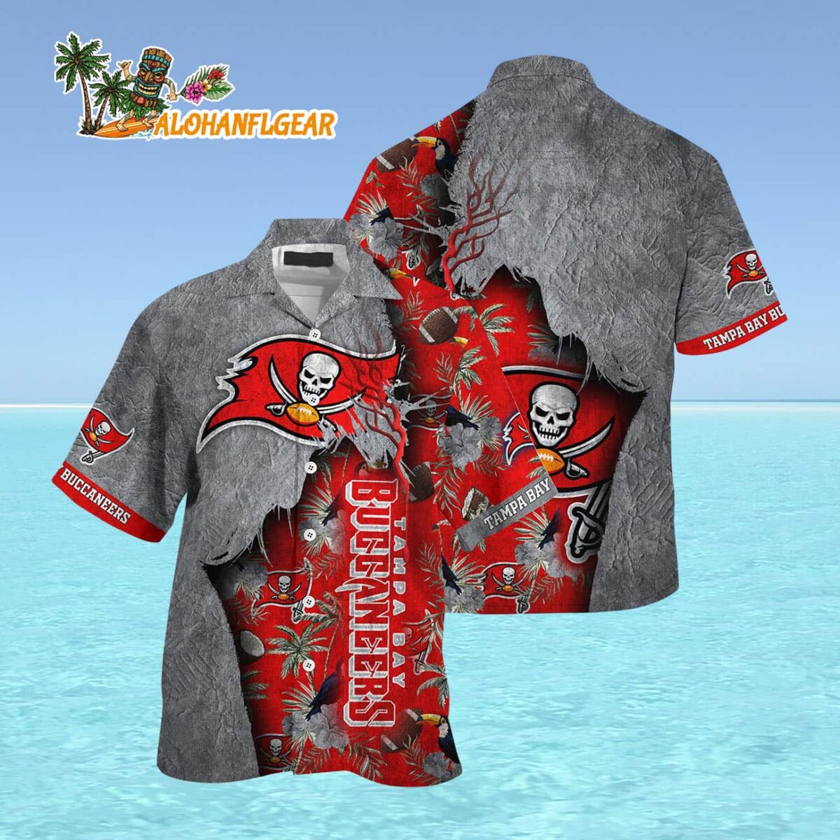 Tampa Bay Buccaneers Football Team Summer God Hawaii Shirt Football NFL Hawaiian Shirt 4