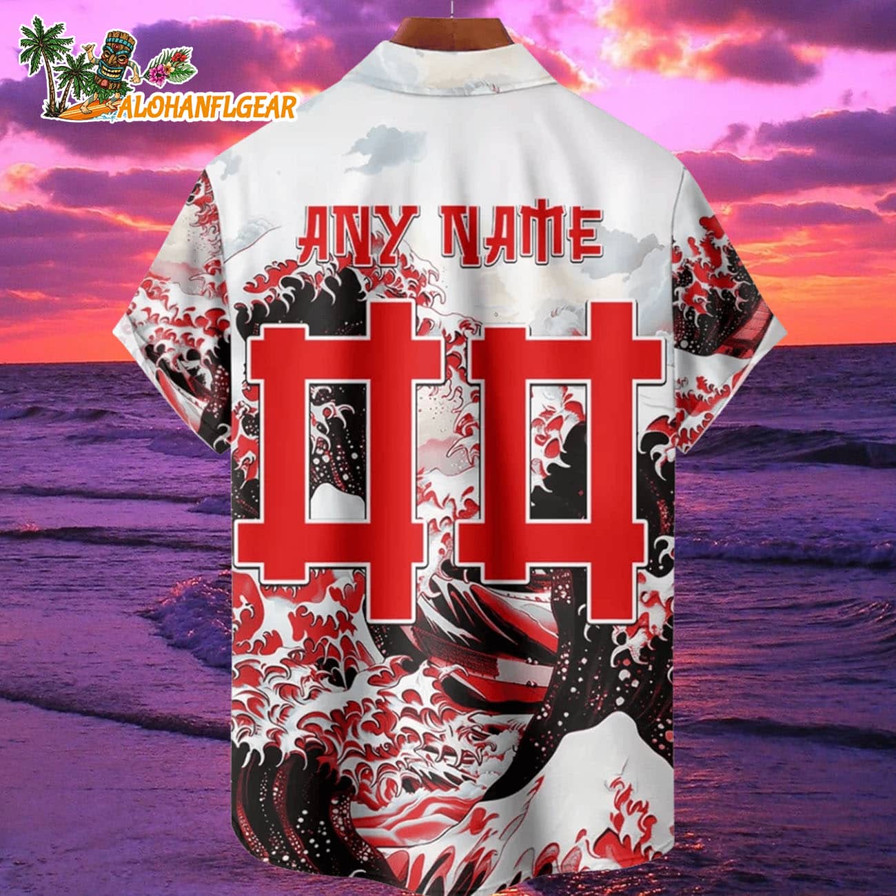 Tampa Bay Buccaneers Great Wave Hawaiian Shirt Custom Name And Number NFL Aloha Shirt Tampa Bay Buccaneers Great Wave Hawaiian Shirt Custom Name And Number NFL Aloha Shirt