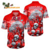 Tampa Bay Buccaneers Halloween Skull Pumpkin Hawaiian Shirt Tampa Bay Buccaneers Aloha Shirt 1