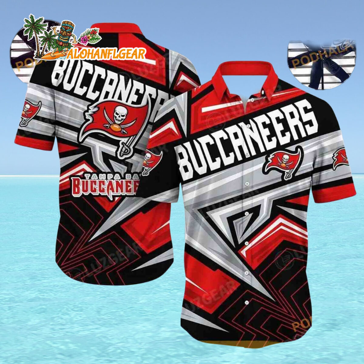 Tampa Bay Buccaneers Hawaiian Shirt Trending Summer For Sports Fans Tampa Bay Buccaneers Aloha Shirt 4