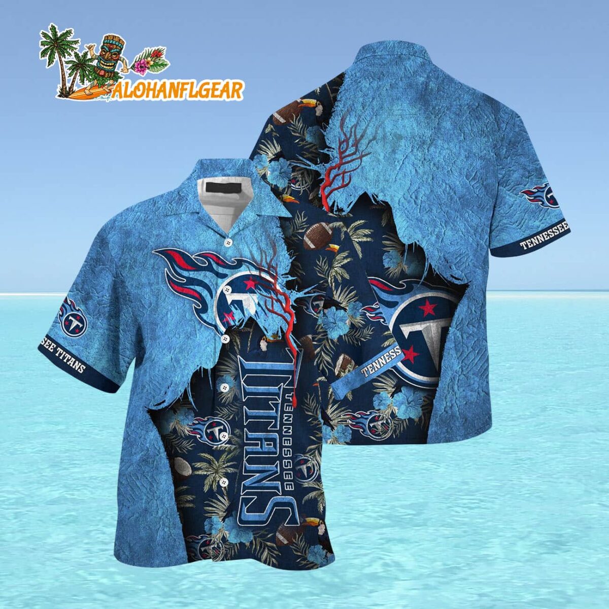 Tennessee Titans Football Team Summer God Hawaii Shirt Football NFL Hawaiian Shirt 4