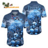 Tennessee Titans Halloween Skull Pumpkin Tennessee Titans Aloha Shirt 1